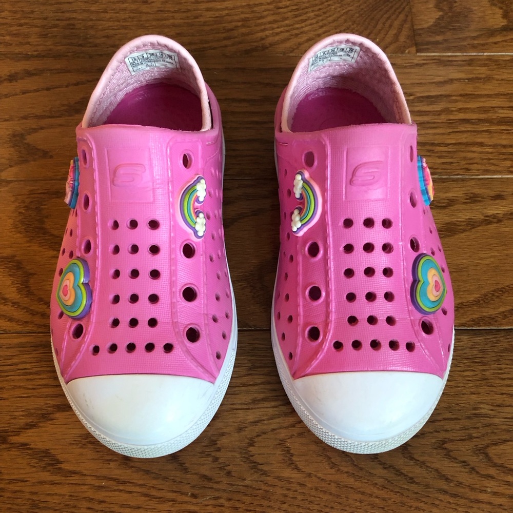 Skechers Girls Molded Slip-On Shoes- size 10T
